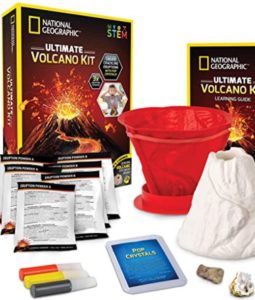 National Geographic Ultimate Volcano Kit box with supplies