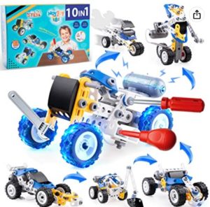 Motorized building set