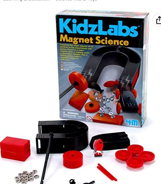 KidzLabs magent science box with supplies
