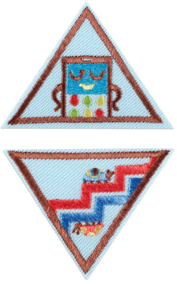 Girl Scout brownie game and app design badges