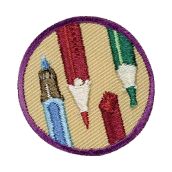 Girl Scout juniors art badge