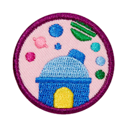 Girl Scout juniors space badge