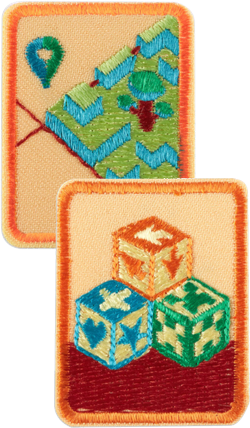 Girl Scout seniors game and app design badges