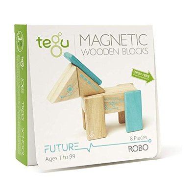 Tegu magnetic wooden blocks set